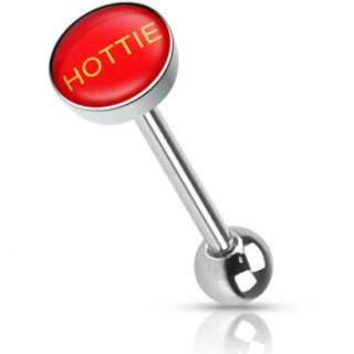 Piercing langue "HOTTIE"