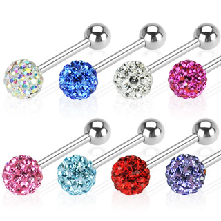 Piercing langue shamballa