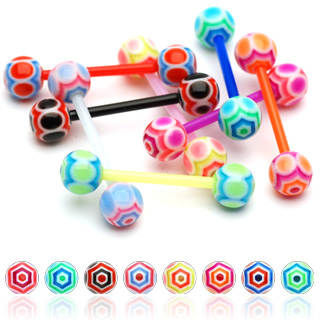 Piercing langue toile d'araign�e