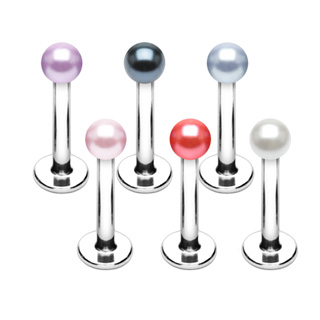 Piercing lvre  perle acrylique