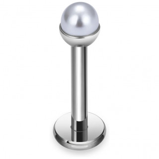 Piercing lvre / oreille en Titane  perle
