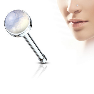 Piercing nez à pierre Opalite