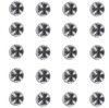 Piercing nez logo Iron Cross Star en argent