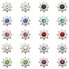 Piercing nez soleil serti en argent