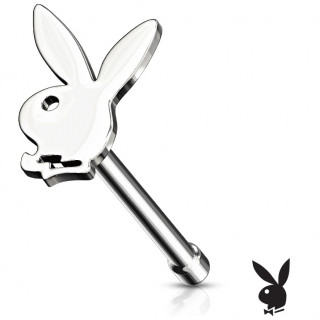 Piercing nez tige droite Lapin Playboy (officiel)