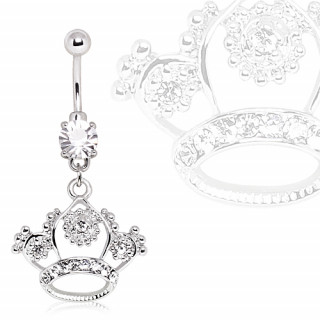 Piercing nombril couronne de princesse