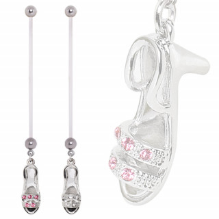 Piercing nombril de grossesse à chaussure escarpin