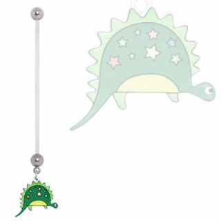 Piercing nombril de grossesse  dinosaure fantaisie