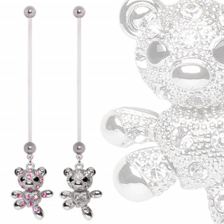 Piercing nombril de grossesse nounours