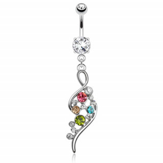 Piercing nombril cl de Sol stylise