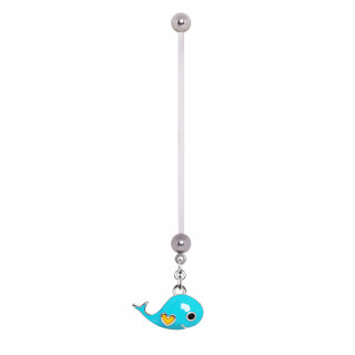 Piercing nombril grossesse  baleine bleue