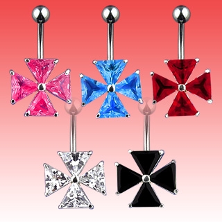 Piercing nombril Iron Cross
