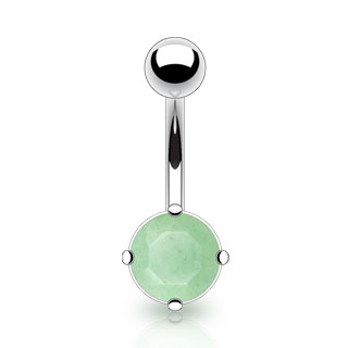 Piercing nombril Jade verte