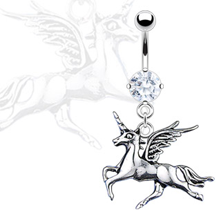 Piercing nombril licorne