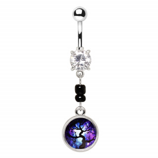 Piercing nombril pendentif arbre magique