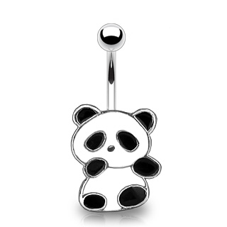 Piercing nombril petit panda