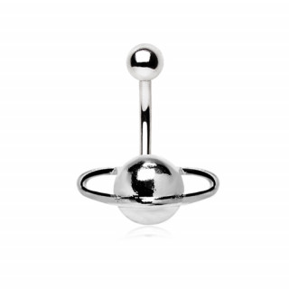 Piercing nombril plante Saturne