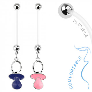 Piercing nombril pour femme enceinte avec ttine de bb