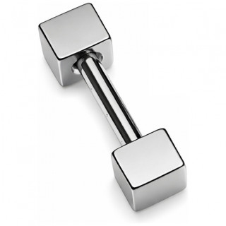 Piercing oreille cartilage (h�lix, conch...) en acier � cubes