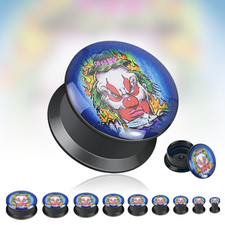 Piercing plug Mchant clown