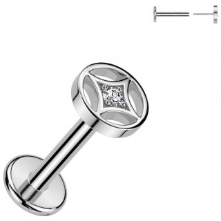 Piercing push-in  cercle toil (lvre, narine, tragus, hlix...)
