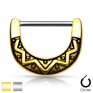 Piercing tton  motif tribal mystrieux