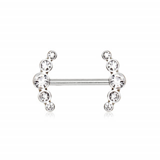 Piercing tton arcs multi-strass