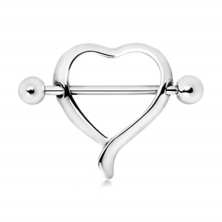 Piercing tton bouclier coeur