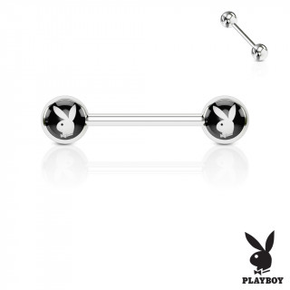 Piercing tton boules Playboy - Noir