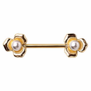 Piercing tton dor  St Jacques perles