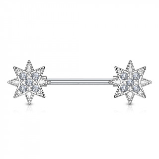 Piercing tton  toiles doubles serties - Gris