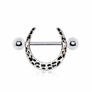 Piercing tton  fer  cheval lopard