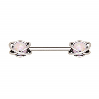 Piercing tton galaxie d'opales