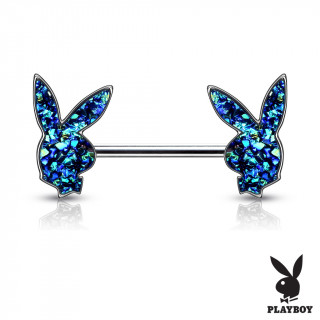 Piercing tton Lapin Playboy druse (officiel) - Noir