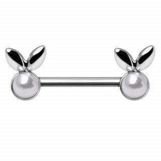 Piercing tton perles  oreilles de lapin