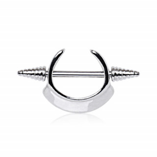 Piercing tton  pointes filetes et fer  cheval