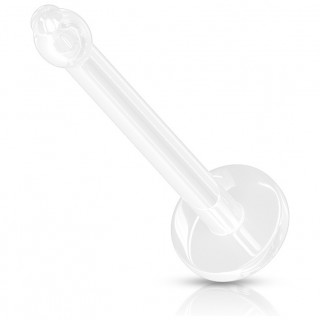 F Piercing transparent retainer nez