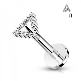 Piercing triangle perl (lvre, cartilage oreille...)