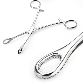 Pince clamp ronde (Forester Forceps)
