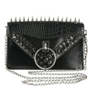 Sac  main gothique imitation alligator  spikes - Restyle