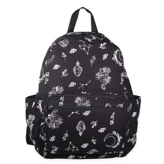 Sac  dos coton noir  motifs mystiques - BANNED