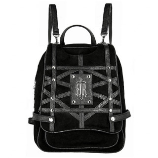 Sac à dos gothique à lanières croisées "CASTALIA" - Restyle