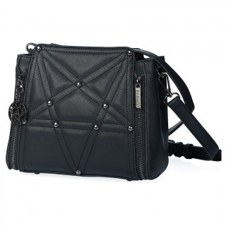 Sac gothique noir  pentacle invers "DARQ CROSSBODY" - BANNED