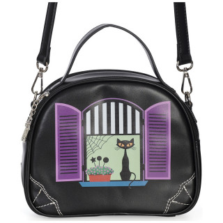 Sac � main � chat noir guettant par la fen�tre - Banned