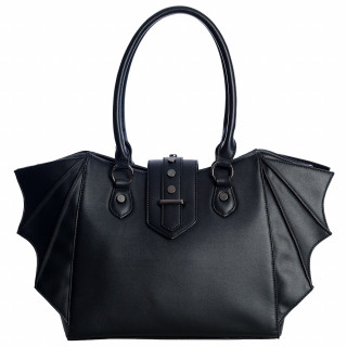 Sac  main "Reine des vampires" en faux cuir noir - Banned