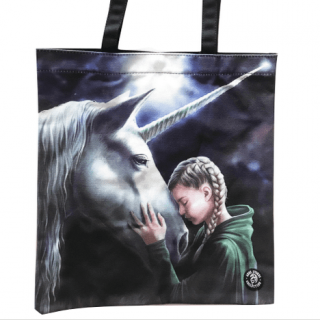 Sac shopping  fillette et licorne - Anne stokes