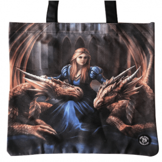 Sac shopping  reine et dragons protecteurs - Anne stokes