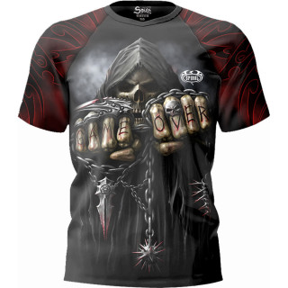T-shirt de sport / football homme avec la Mort  chaine de combat