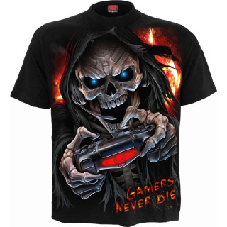 T-shirt enfant "GAMERS NEVER DIE THEY RESPAWN"