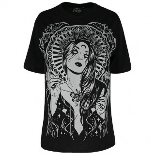 T-shirt femme  desse de la nuit avec chauves-souris - RESTYLE